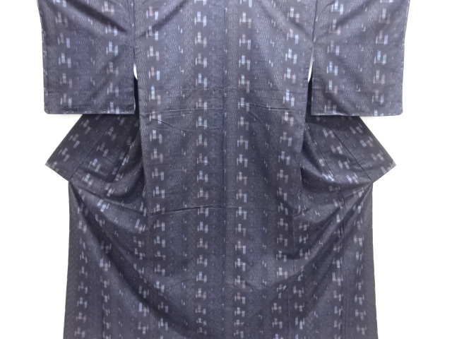 JAPANESE KIMONO / TSUMUGI / WOVEN KASURI 
